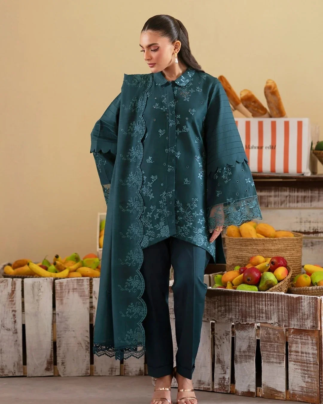 Ember lawn 26 by mahnur stitched (EM-014)