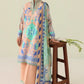 Roheenaz Rosette  Weave of Light 3-Piece Unstitched Lawn Suit | Printed Shirt with Embroidered Neckline & Chiffon Dupatta