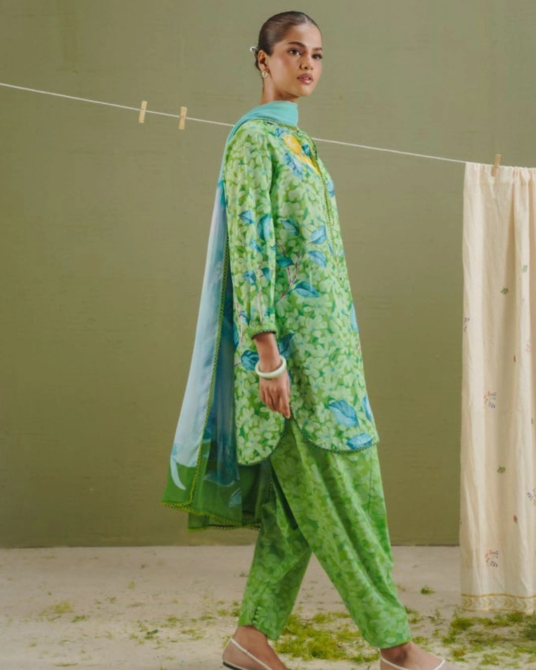 Coco By Zara Shahjahan 3-Piece Embroidered Lawn Suit (KAEL-7B)