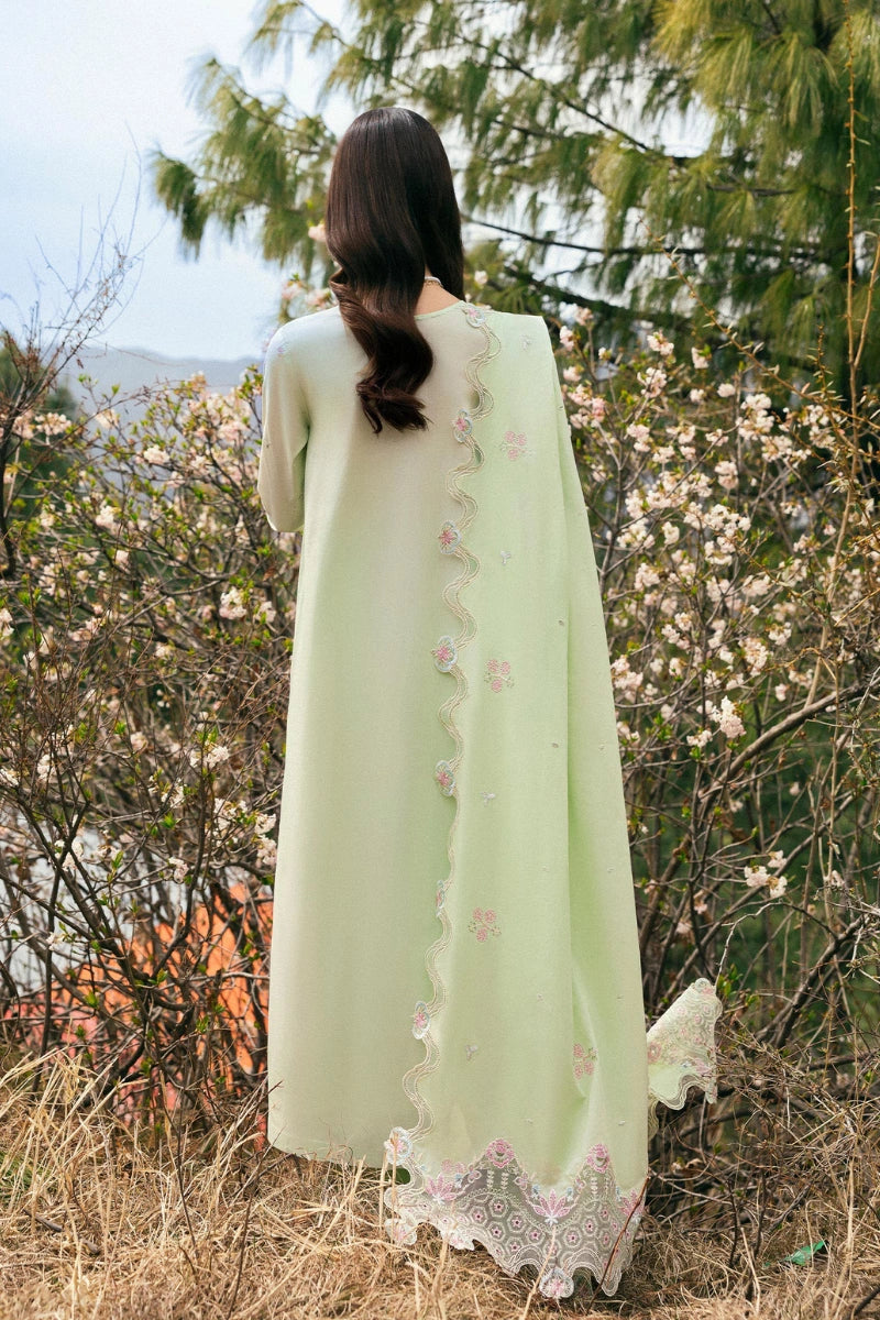 Qalamkar Qlinekari Inlays – Chikankari Embroidered Lawn Ready to Wear (DC #14)