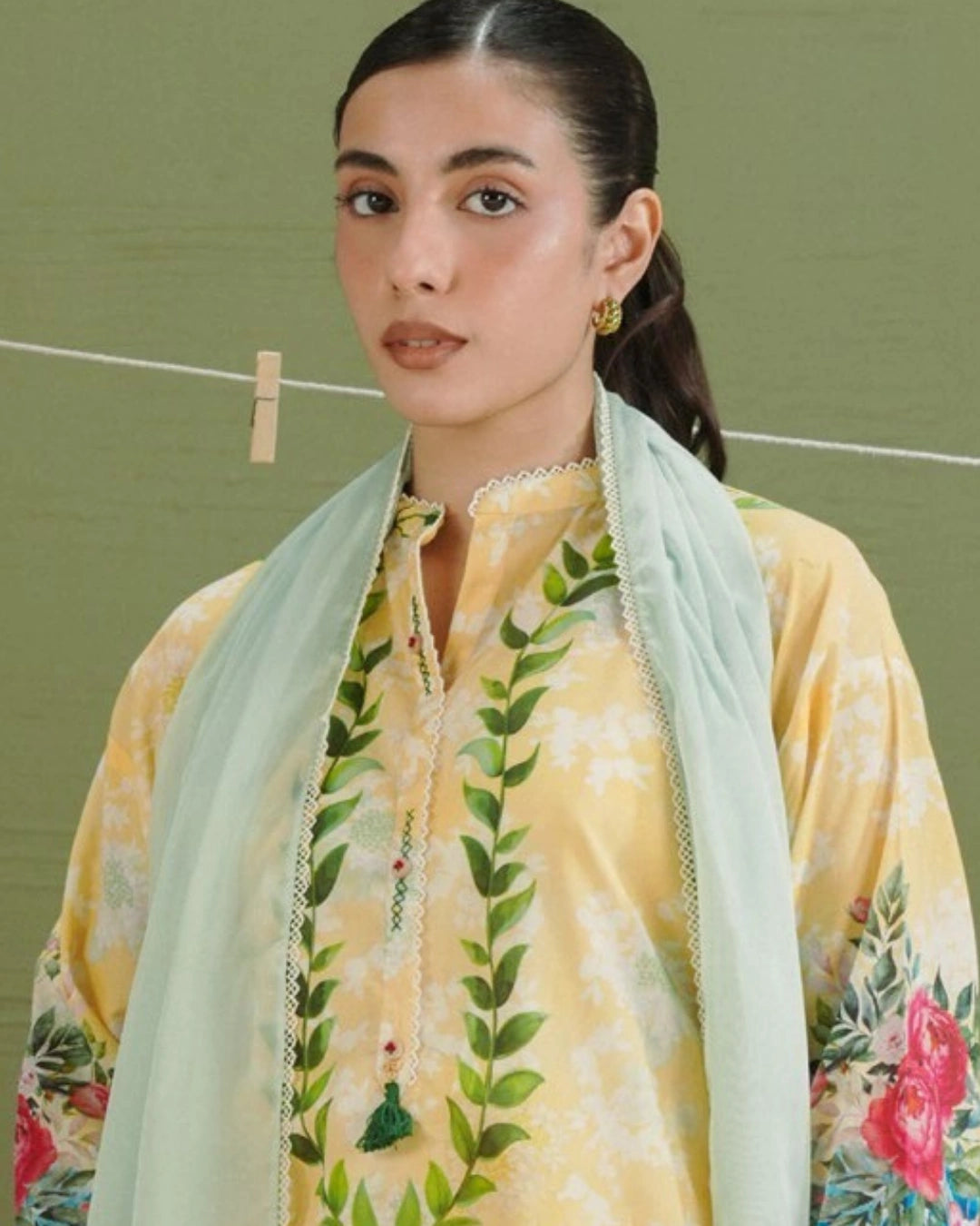 COCO Prints | 3-Piece Digital Printed Lawn Suit | (Unstitched) AYLA-8A