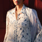 Qalamkar Qprints | Digital Printed Lawn Chikankari Embroidered Unstitched Suit | AERIN