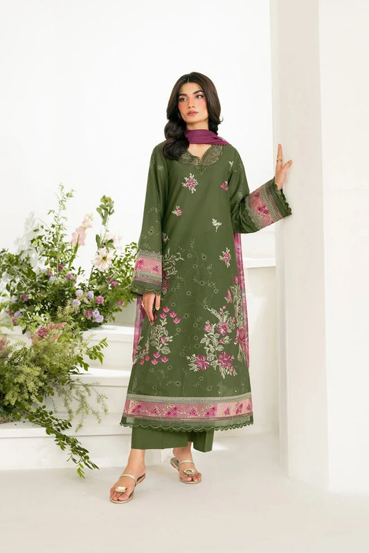 Iznik  Festive 3-Piece Lawn | Embroidered & Printed Ready-to-Wear