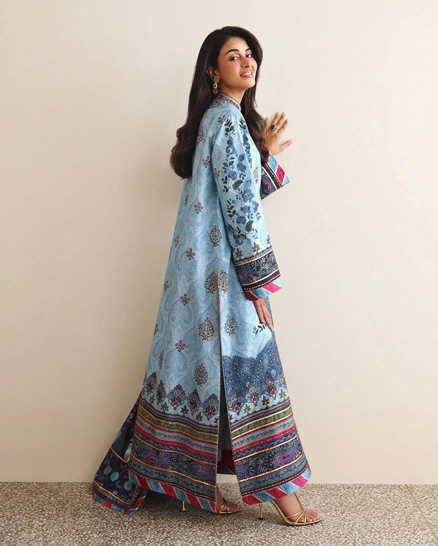 Hemline by Mushq Nirvana 26 Embroidered 3-Piece Unstitched Suit (In my Element)