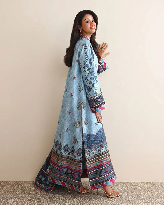 Hemline by Mushq Nirvana 26 Embroidered 3-Piece Unstitched Suit (In my Element)