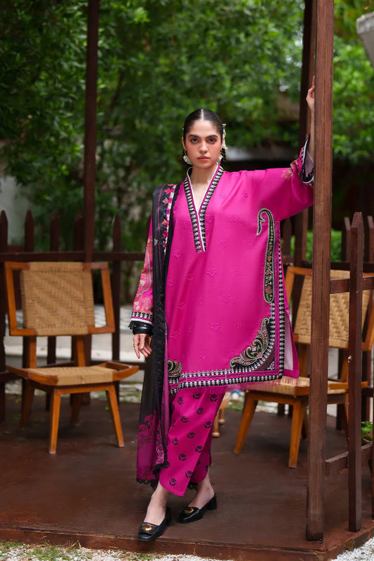 Laanem by Saira Rizwan Unstitched Embroidered Lawn 3 Piece Suit (AMARA-A)