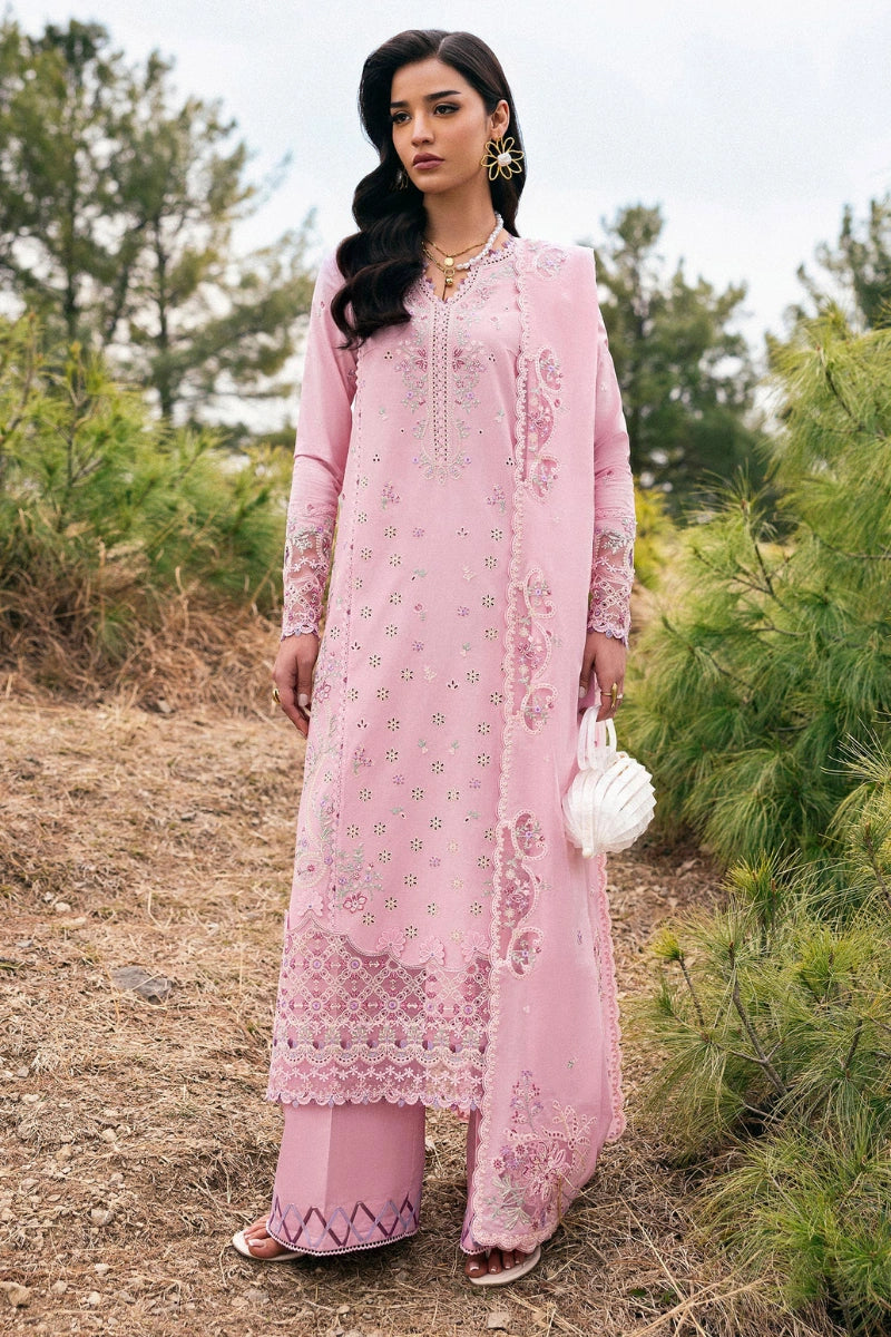 Qalamkar Qlinekari Inlays – Chikankari Embroidered Lawn Ready to Wear (DC #02)