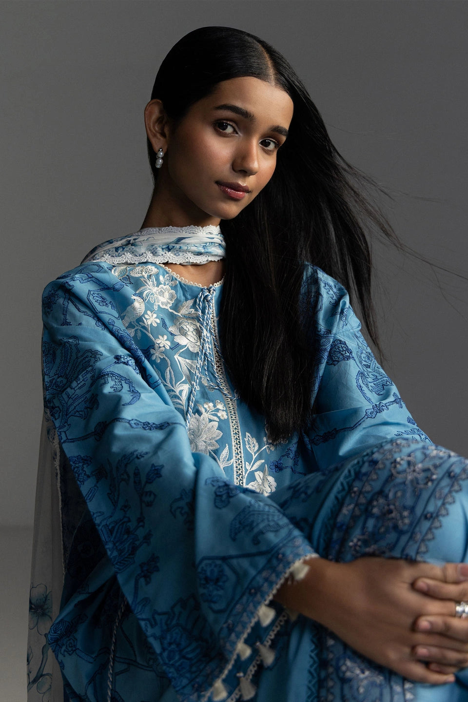 Coco By Zara Shahjahan Lawn 2026 – 3-Piece Embroidered Lawn Suit (Unstitched)AVIONA-3A