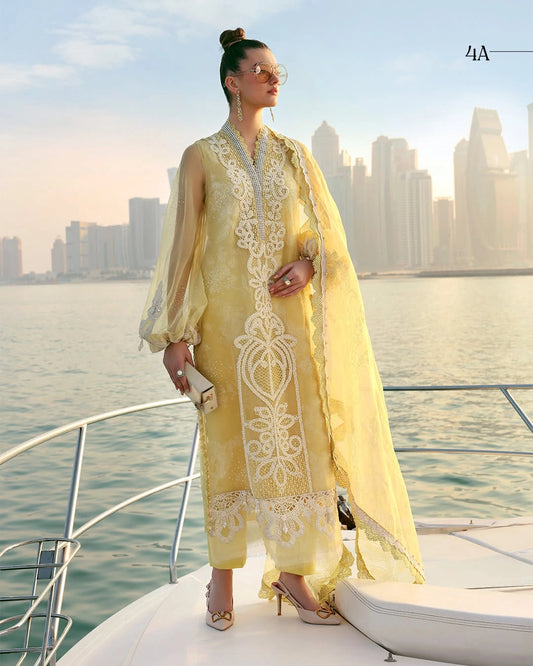 MARIA B LUXURY 3 Piece Embroidered Lawn Suit (Unstitched)