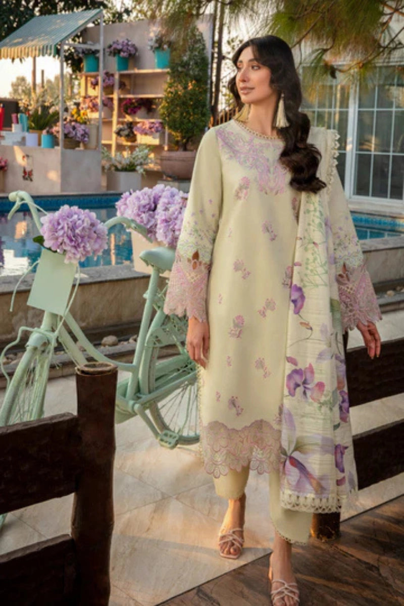 Rangrasiya Manah | Printed Lawn Embroidered Ready-to-Wear Suit
