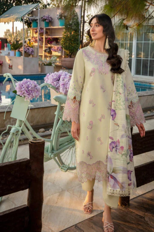 Rangrasiya Manah | Printed Lawn Embroidered Ready-to-Wear Suit