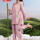 MariaB MBasics-Embroidered Lawn 3 Piece Unstitched Suit with Chiffon Dupatta (D10B)
