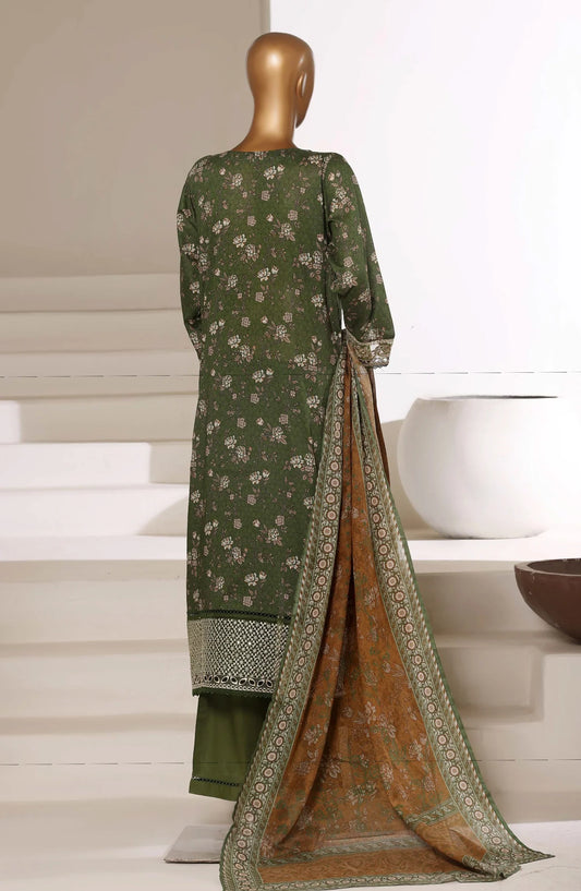 Sadabahar Signature Embroidered Lawn Stitched 3-Piece Suit – D-05 | Festive Collection