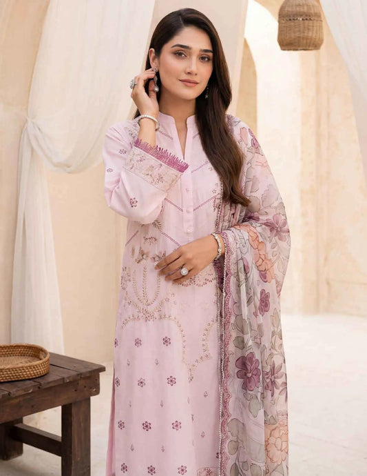 AMAL Spring Pret by Allys – 3PC Stitched Embroidered Suit | Spring Collection 2026