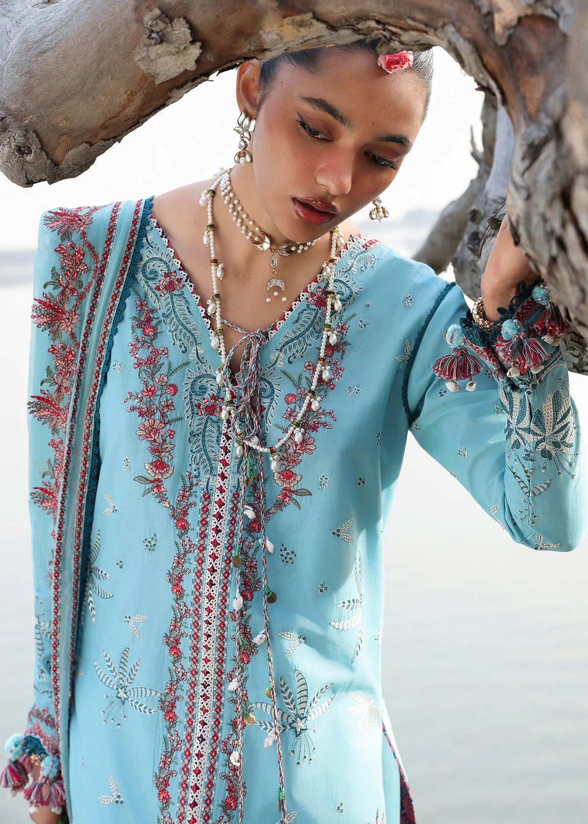 Hussain Rehar Luxury Lawn by Sepher – 3 Piece Unstitched Suit