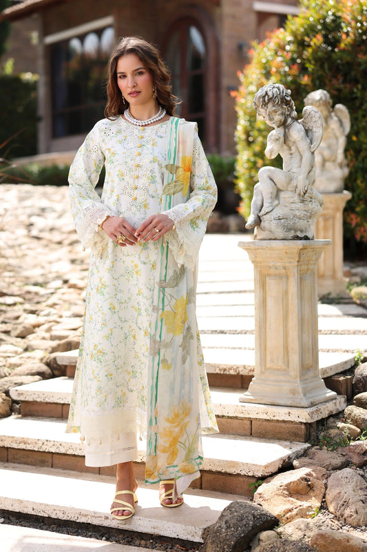 Print Kaari by Raaya – 2 Piece Unstitched Printed & Embroidered Lawn Suit (OLIVIENNE)