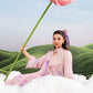 MariaB MBasics-Embroidered Lawn 3 Piece Unstitched Suit with Chiffon Dupatta (D10B)