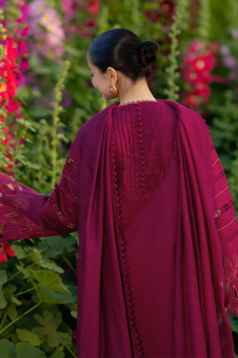 Rang Rasiya- Embroidered Lawn 3PC Unstitched Suit with Net Dupatta (Ayra)