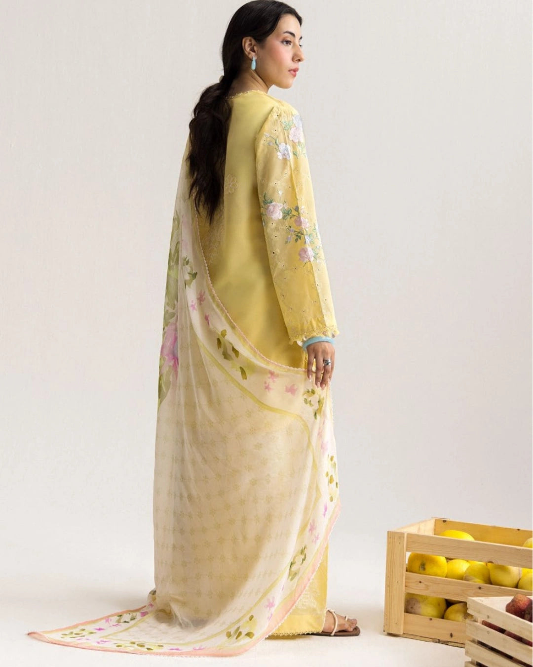 Coco By Zara Shahjahan Embroidered Lawn 3-Piece Unstitched Suit (Airi-1B)