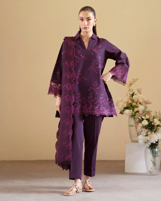 Ember lawn 26 by Mahnur EM-001 |Unstitched|
