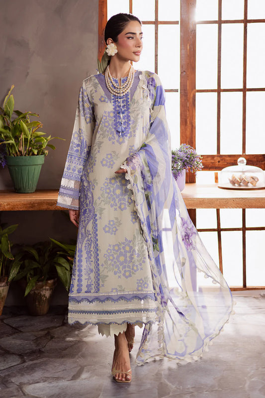 Signature Prints By Nurèh – Printed Lawn 3 Piece Unstitched Suit with Chiffon Dupatta (SP-159)