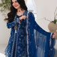Qalamkar 3-Piece Chikankari Embroidered Luxury Lawn Suit (Unstitched) SA #16