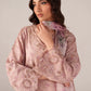Iznik spring summer Tea Pink Embroidered Lawn 3 Piece stitched Suit (SS-05)