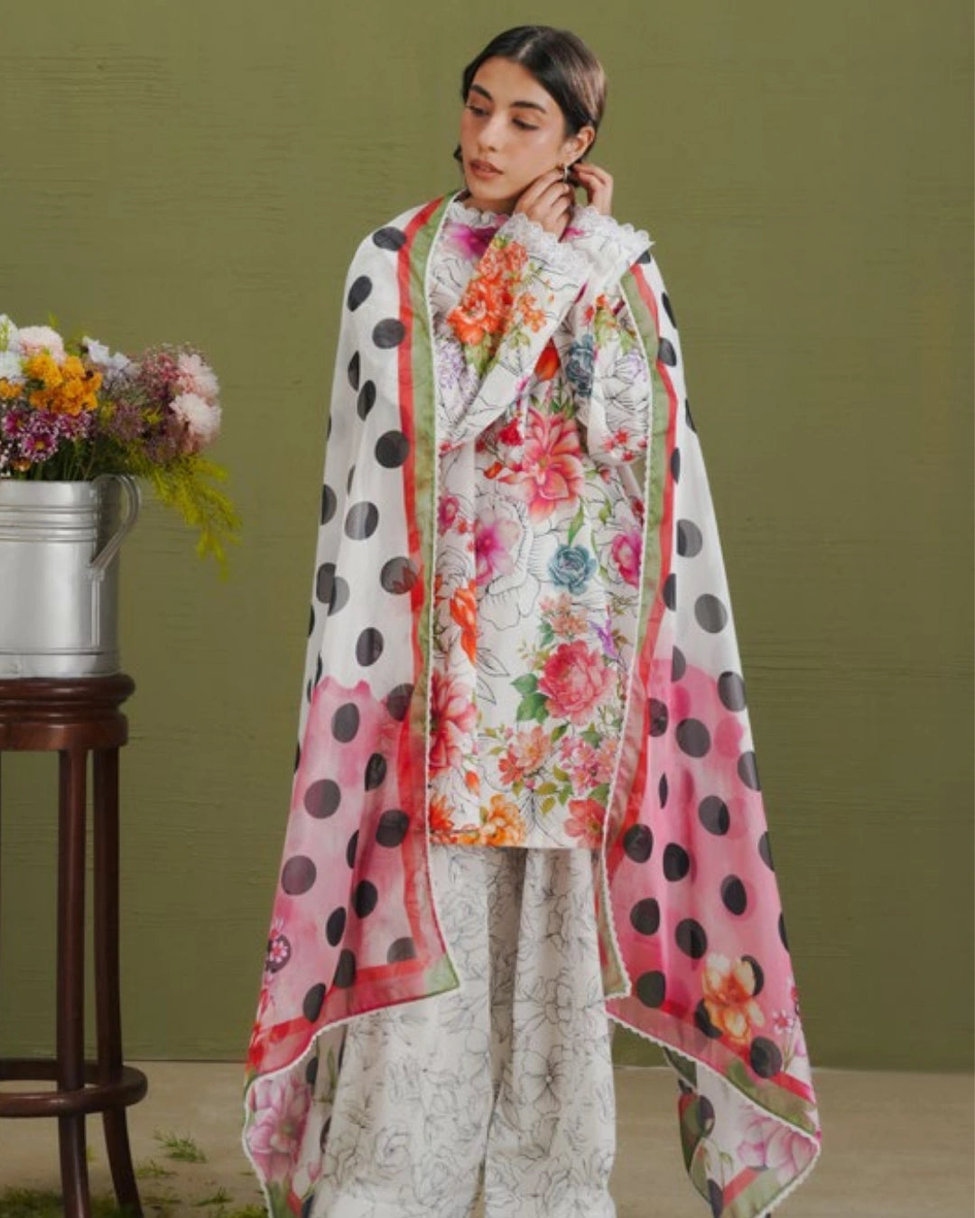 Coco By Zara Shahjahan 3-Piece Embroidered Lawn Suit (ELIX-9A)