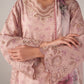 Iznik spring summer Tea Pink Embroidered Lawn 3 Piece stitched Suit (SS-05)