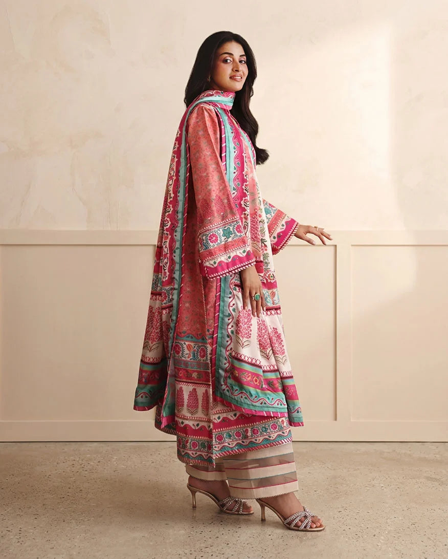 Hemline by Mushq Nirvana 26 Embroidered 3-Piece Unstitched Suit (Born Ready)