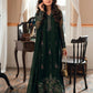 AZURE - EID ENSEMBLES unstitch chiffon 3 pc suite (Glimmer Green)