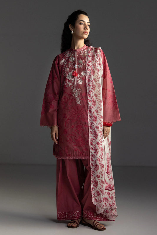 Coco By Zara Shahjahan Lawn 2026 – 3-Piece Embroidered Lawn Suit (Unstitched)AVIONA-3B