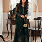 AZURE - EID ENSEMBLES unstitch chiffon 3 pc suite (Glimmer Green)