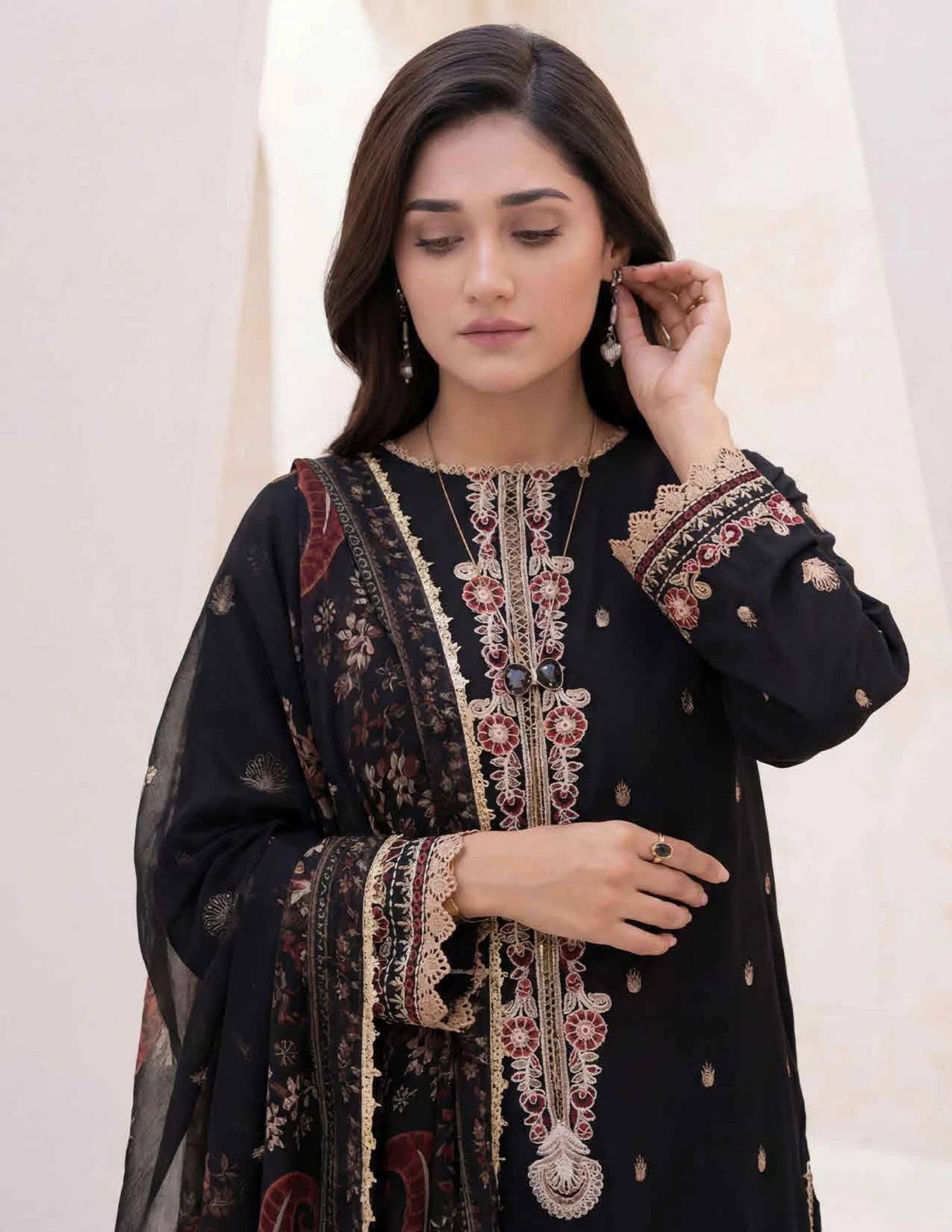 AMAL Spring Pret by Allys – 3PC Stitched Embroidered Suit | Spring Collection 2026