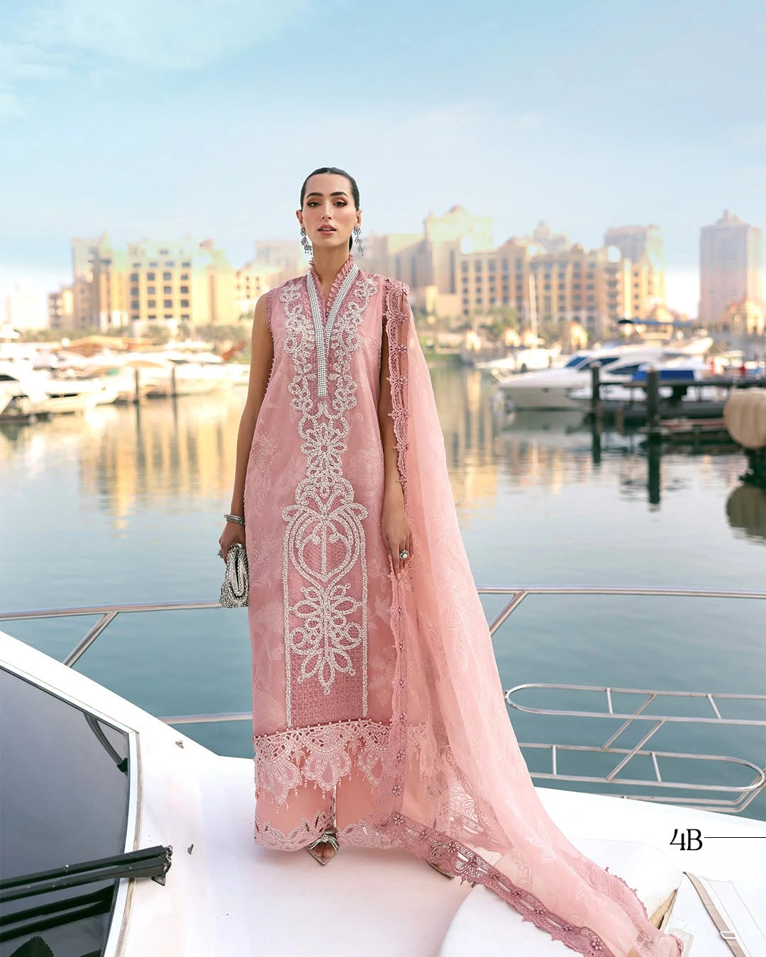 MARIA B LUXURY 3 Piece Embroidered Lawn Suit (Unstitched)