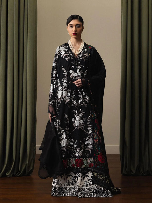 ZSJ SATORI – Stillness & Luxury | Embroidered Pima Lawn Unstitched 3-Piece Suit TAKUMI-D10