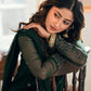 AZURE - EID ENSEMBLES unstitch chiffon 3 pc suite (Glimmer Green)