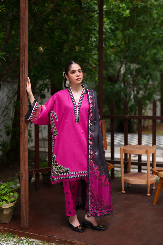 Laanem by Saira Rizwan Unstitched Embroidered Lawn 3 Piece Suit (AMARA-A)