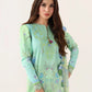 Roheenaz Rosette 3-Piece stitched Lawn Suit (Morning Dew)