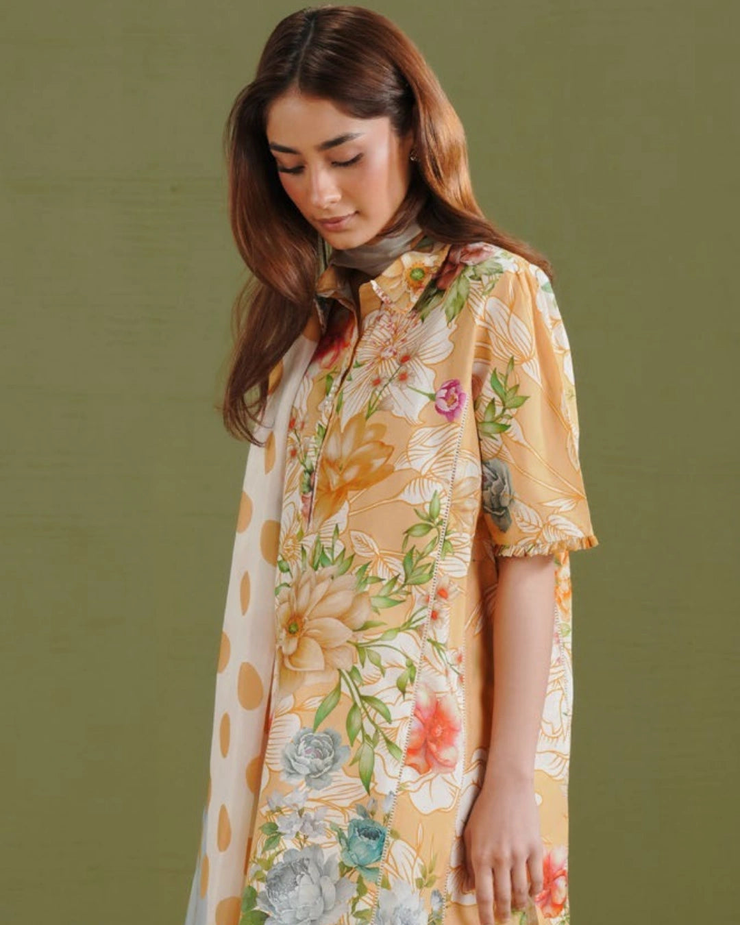 COCO Prints | 3-Piece Digital Printed Lawn Suit | (Unstitched) ELIX-9B