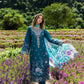 Emerald Fern – Chikan Embroidered Lawn with Chiffon Dupatta