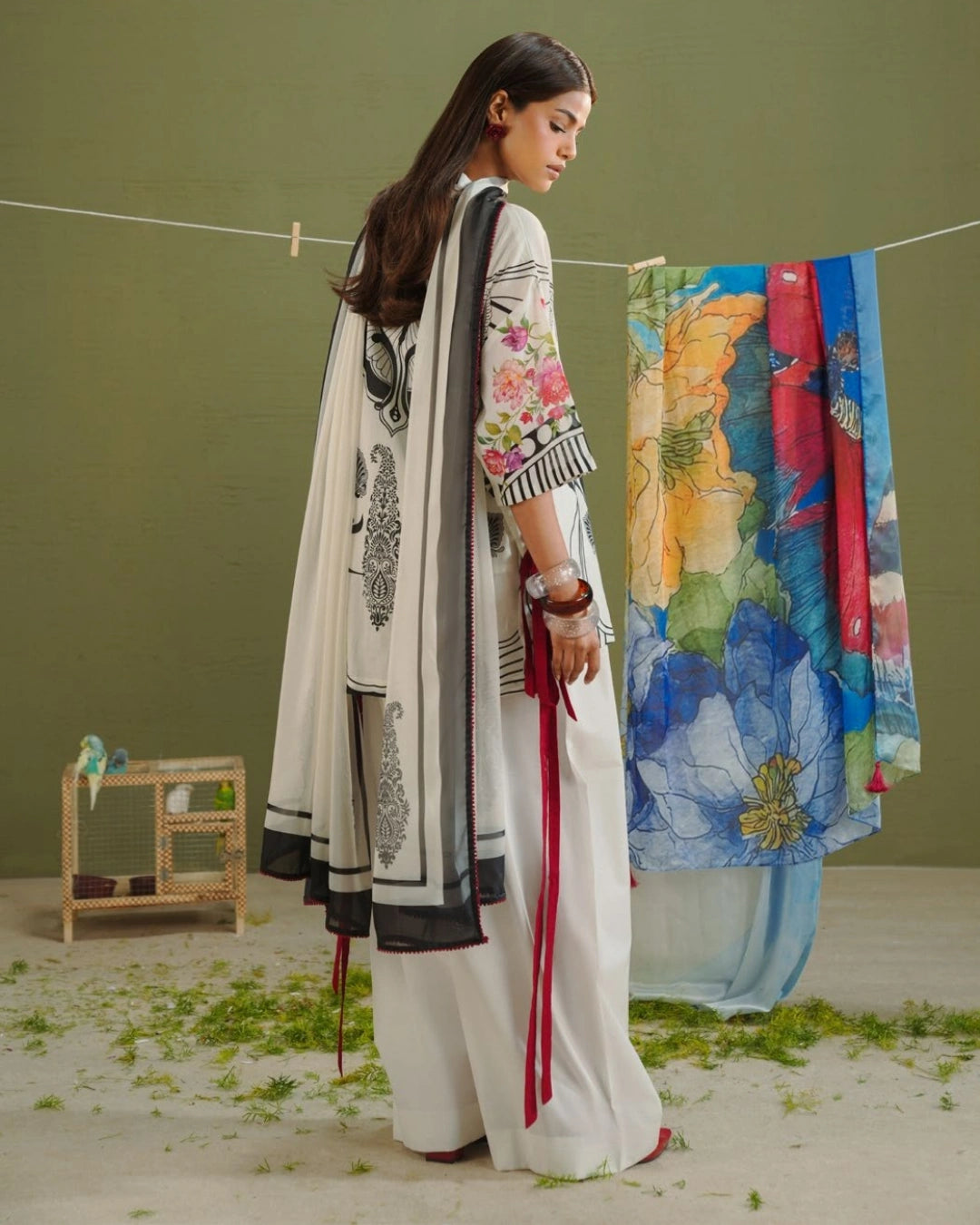 Coco By Zara Shahjahan 3-Piece Embroidered Lawn Suit (RAYA-10A)