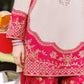 Garnet Embroidered Lawn Stitched 3 Piece Suit (Tickle Pink) | Summer Collection 2026