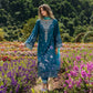 Emerald Fern – Chikan Embroidered Lawn with Chiffon Dupatta