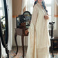 Azure Ensembles '26 - Premium 3 Piece Unstitched Suit (Ivory Petal)