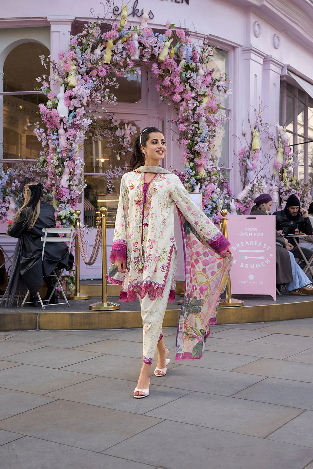 Sobia Nazir Printed Lawn 3 Piece Unstitched Suit with Chiffon Dupatta (SNP26-7B)