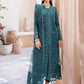 Qalamkar Casual Pret 26 – Jacquard 3 Piece Stitched Suit PA-03 (Harbor)