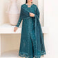 Qalamkar Casual Pret 26 – Jacquard 3 Piece Stitched Suit PA-03 (Harbor)