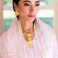 Qalamkar Casual Pret 26 – Jacquard 3 Piece Stitched Suit PA-08 (Light Pink)