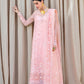 Qalamkar Casual Pret 26 – Jacquard 3 Piece Stitched Suit PA-07 (Pink)